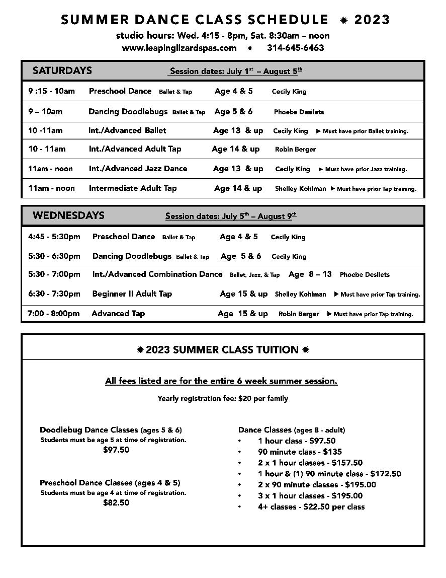 Leaping Lizards Performing Arts Studio